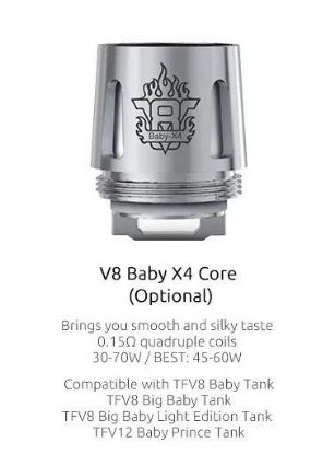 Picture of Smok V8 Baby X4 Core Coil Pack