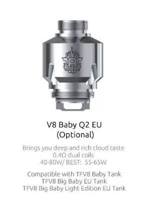 Picture of Smok V8 Baby Q2 Eu Core Coil 0.4 Ohm Pack