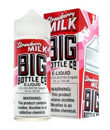 Picture of Big Bottle Co Strawberry Milk 120ml