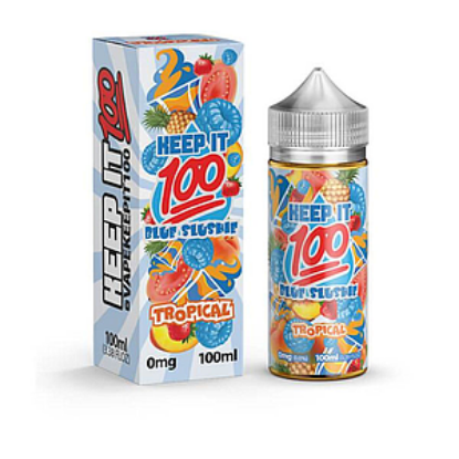Picture of Keep It 100 Blue Slushie Tropical 70/30 0mg 120ml Shortfill