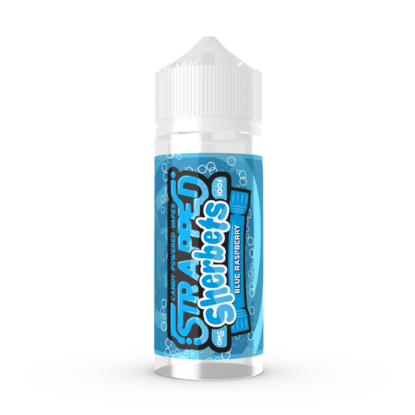 Picture of Strapped Sherbet Blue Raspberry 70/30 100ml