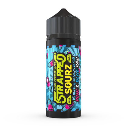 Picture of Strapped Sourz Pink Blue Raz 70/30 100ml