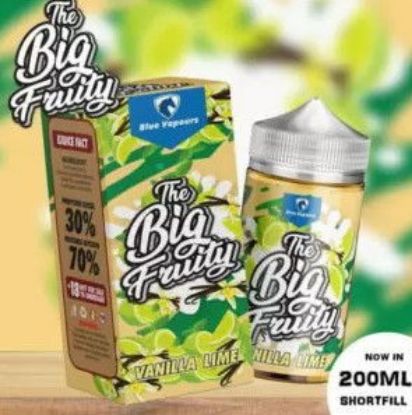 Picture of The Big Fruity Vanilla Lime 70/30 0mg 200ml