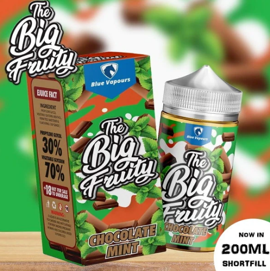 Picture of The Big Fruity Mint Chocolate 70/30 0mg 200ml