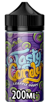 Picture of Tasty Candy Grapple Drops 70/30 0mg 200ml