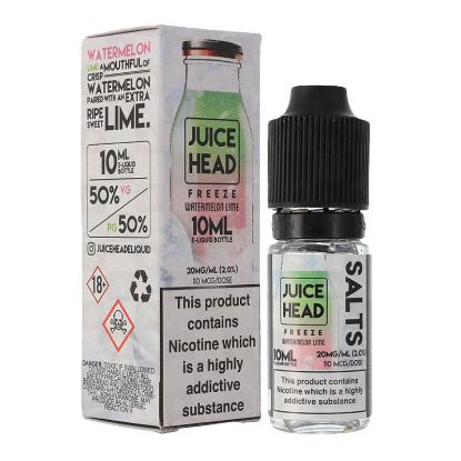 Picture of Juice Head Salts Ice Watermelon Lime 10ml 10mg