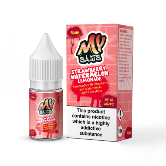 Picture of My Salts Strawberry Watermelon Lemonade 10ml 10mg