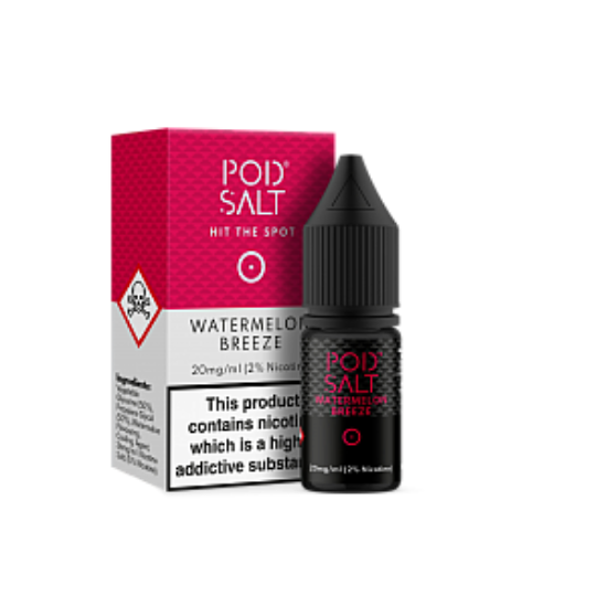 Picture of Pod Salts  Watermelon Breeze 10ml 10mg