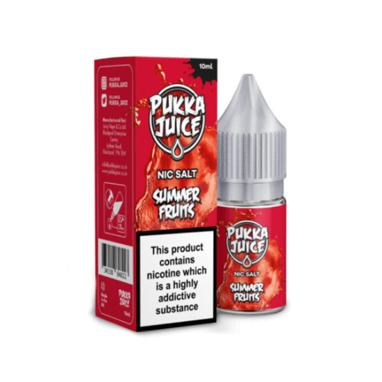 Picture of Pukka Juice Salts Summer Fruits 10ml 10mg