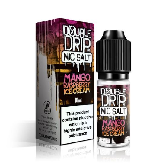 Picture of Double Drip Salts Mango Raspberry Ice Cream 10ml 20mg