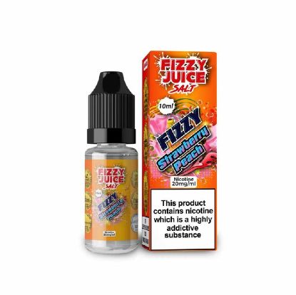 Picture of Fizzy Salts Strawberry Peach 10ml 20mg