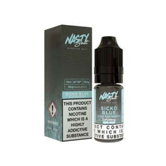 Picture of Nasty Salts Sicko Blue 50/50 20mg 10ml