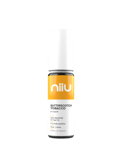 Picture of Niiu Salts Butterscotch Tobacco 10ml 20mg