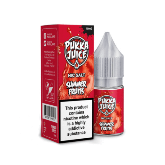 Picture of Pukka Juice Salts Summer Fruits 50/50 20mg 10ml