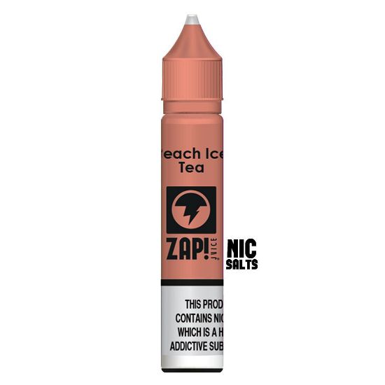 Picture of Zap! Salts Peach Ice Tea 10ml 20mg